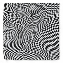 Svartvit tänd Checkers