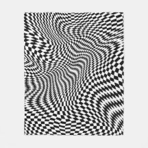 Svartvit tänd Checkers