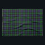 Svartvit Tartan Padding Kökshandduk<br><div class="desc">Handlig grönt och blåfärgad brun är ett klassiskt val för en kökshandduk.</div>