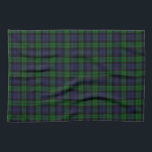 Svartvit Tartan Padding Kökshandduk<br><div class="desc">Handlig grönt och blåfärgad brun är ett klassiskt val för en kökshandduk.</div>