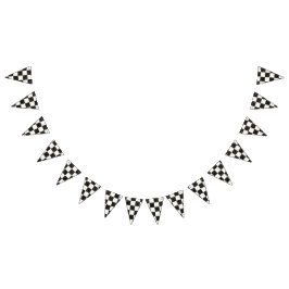 Svartvit Tävla Kontrollerad Flaggor