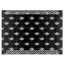 Svartvit, Tekanna, glasskärningspenna