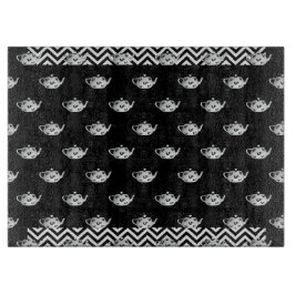 Svartvit, Tekanna, glasskärningspenna