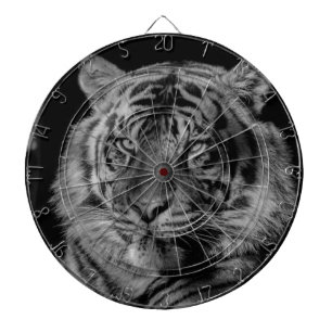 Svartvit tiger darttavla
