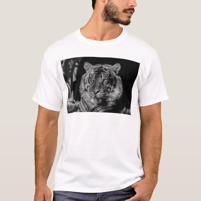 Svartvit tiger tröja (Framsida)