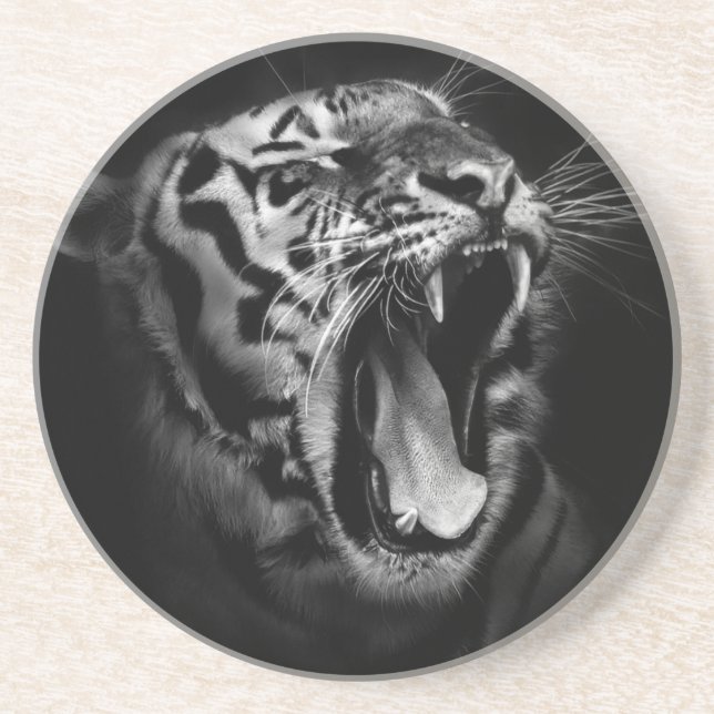 Svartvit tiger underlägg (Framsidan)