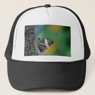 Svartvit tigerfjäril keps