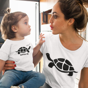 Svartvit tortoise t shirt