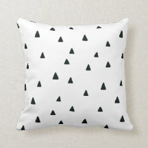 Svartvit triangel Pillow