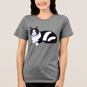 Svartvit Tuxedo-katt T Shirt