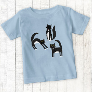 Svartvit Tuxedo-katt T Shirt