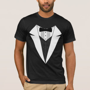 Svartvit Tuxedo Tee