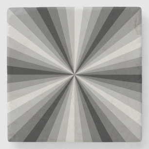 Svartvit Underlägg för optisk Illusion