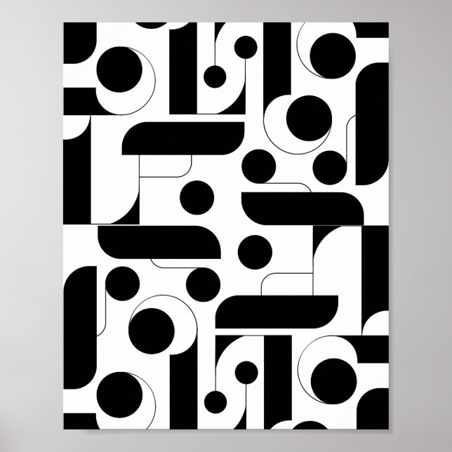 Svartvit utskrift, Poster Pappert (projektionsyta) (Framsidan)