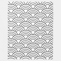 Svartvit våg Mönster