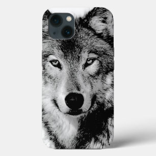 Svartvit Varg