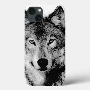 Svartvit Varg