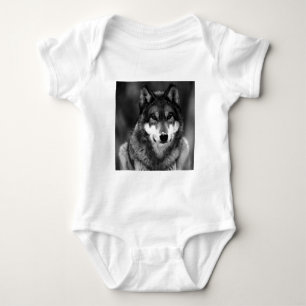 Svartvit Varg T Shirt