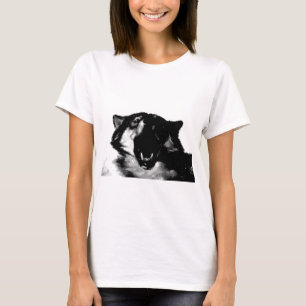 Svartvit Varg T Shirt