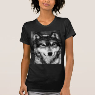 Svartvit Varg Tee Shirt