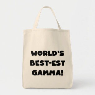 Svartvit världs Bäst-est Gamma Tygkasse