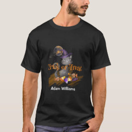 Svartvit vattentfärg, Bus eller godis T Shirt