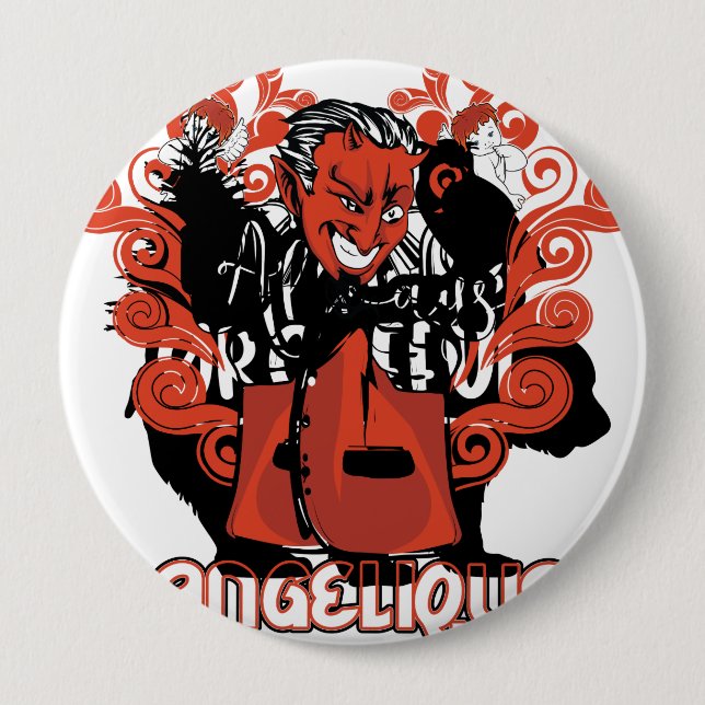 svartvit vinelik knapp (Framsida)