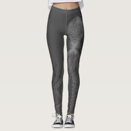 Svartvit Vintage okt Leggings