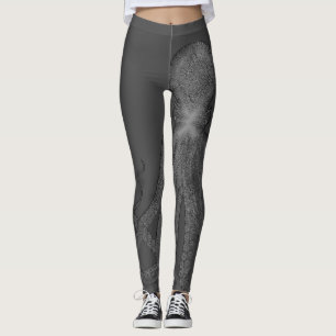 Svartvit Vintage okt Leggings