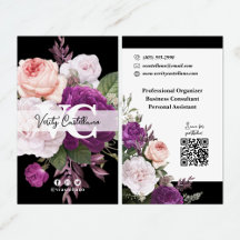 Svartvit Vintage Ro Blommigt Enkel personlig