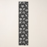 Svartvit vintage sköldpadda mönster sjal<br><div class="desc">Höj stil med vår boho-sköldpaddsdesign som inspirerats av natur, kultur och komplicerade detaljer. Denna etniska sköldpadda mönster blandar på ett vackert sätt traditionella motiv och modern bioestetik, perfekt för hemdekor, kläder och tillbehör. Bemra kustvibes med bohemisk havssköldpaddskonst, perfekt för hav och natur älskare. Varje biet illustrerar stamsköldpaddan med djärvt linjer...</div>