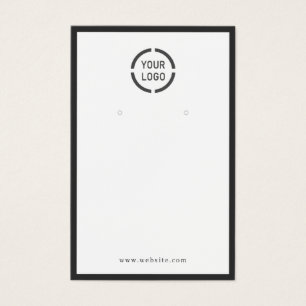 Svartvit visning för vitörning i anpassningsbar gr visitkort