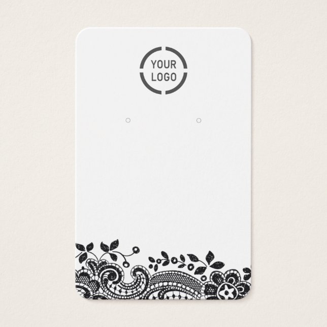 Svartvit visning för vitörning i anpassningsbar sn visitkort (Framsida)