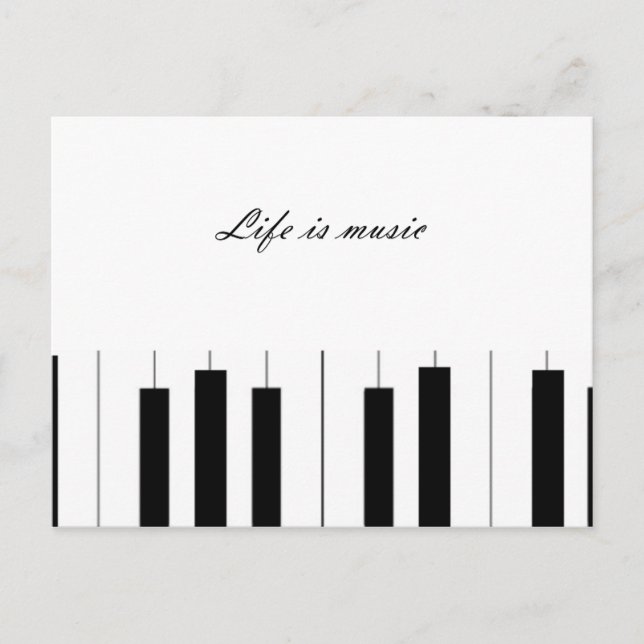 Svartvit vykort (Framsida)