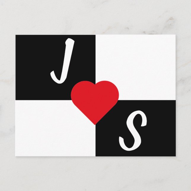 Svartvit Vykort (Framsida)