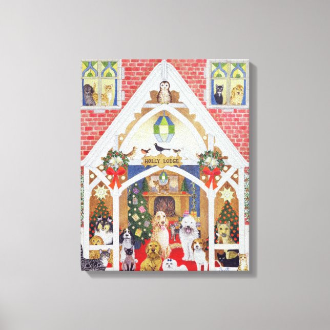 Svartvit whisky canvastryck (Framsida)