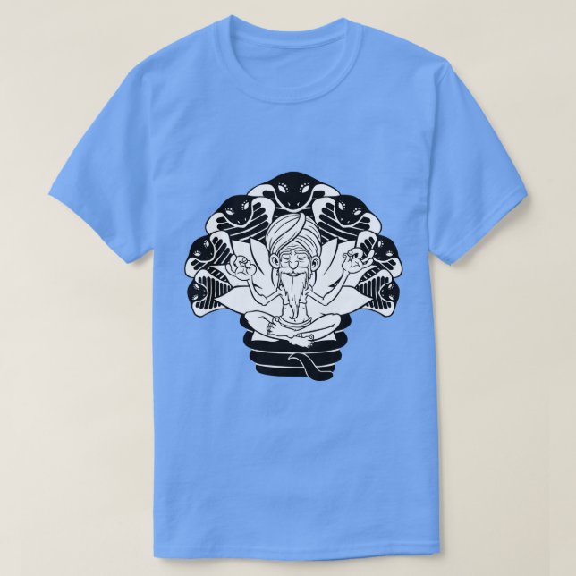 svartvit zen t shirt (Design framsida)