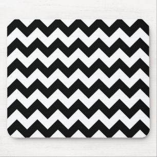 Svartvit Zigzag Musmatta