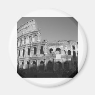 Svartvita Colossium Magnet
