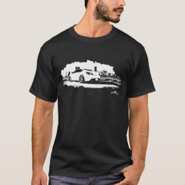 Svartvita diagram för uppkomstCoupe Tee Shirt