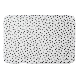 Svartvita fläckar badrumsmatta