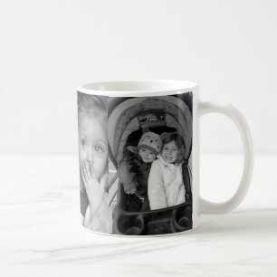 Svartvita foton Personliga Kaffemugg