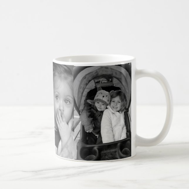 Svartvita foton Personliga Kaffemugg (Höger)