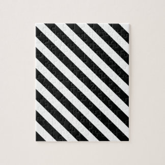 Svartvita geometriska fodrar mönster pussel