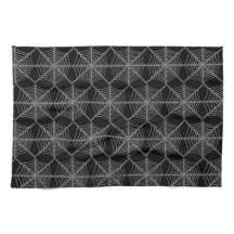 Svartvita Halloween-Spindelnät