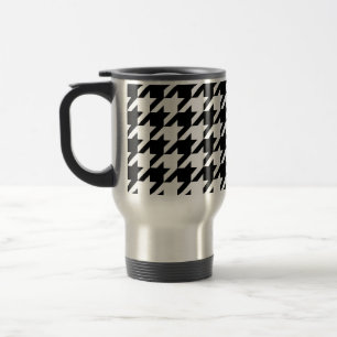 Svartvita Houndstooth Resemugg
