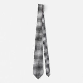 Svartvita Houndstooth Slips