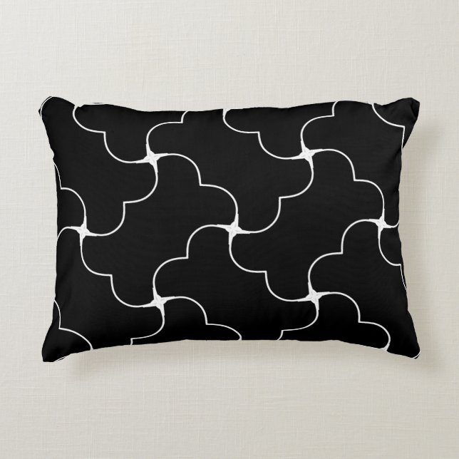 Svartvita kexar prydnadskudde (Framsidan)