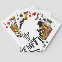 Svartvita kort casinokort