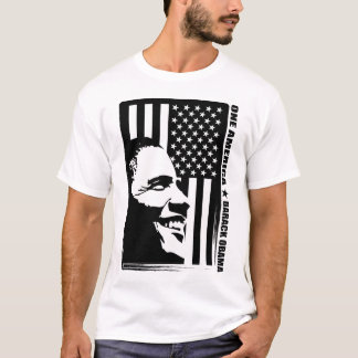 Svartvita Obama Tee
